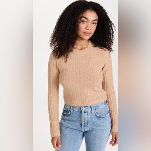 MADEWELL Anguila Crew Neck Slim Pullover Knit Sweater Wool Blend Size XS